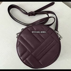Michael Kors Purple Quilted Crossbody